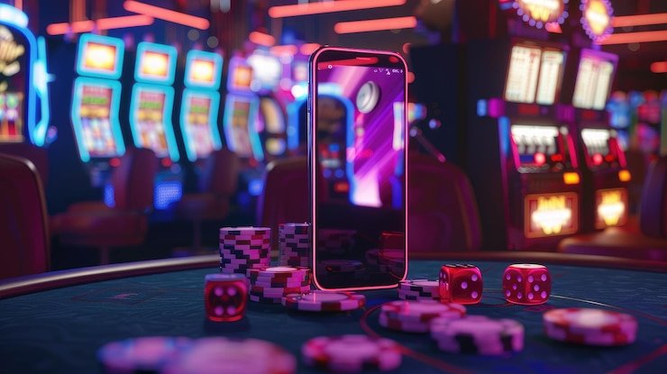 Joker Gaming slot interface on mobile phone